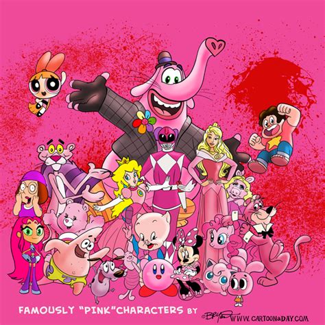 pink tv show characters|Pink Characters From Cartoons